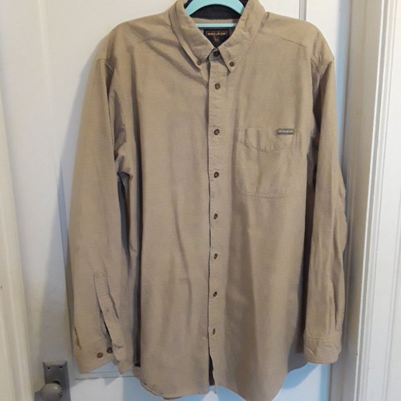 Woolrich Other - AUTHENTIC WOOLRICH MEN'S XL - TALL - COTTON LONG SLEEVE SHIRT - BEIGE